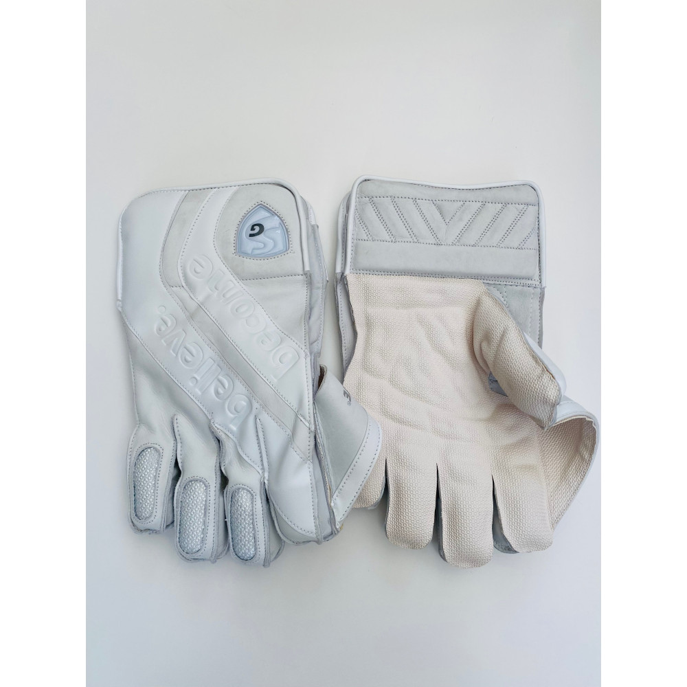 SG Hilite White Wicket Keeping Gloves SG Hilite White Wicket Keeping Gloves