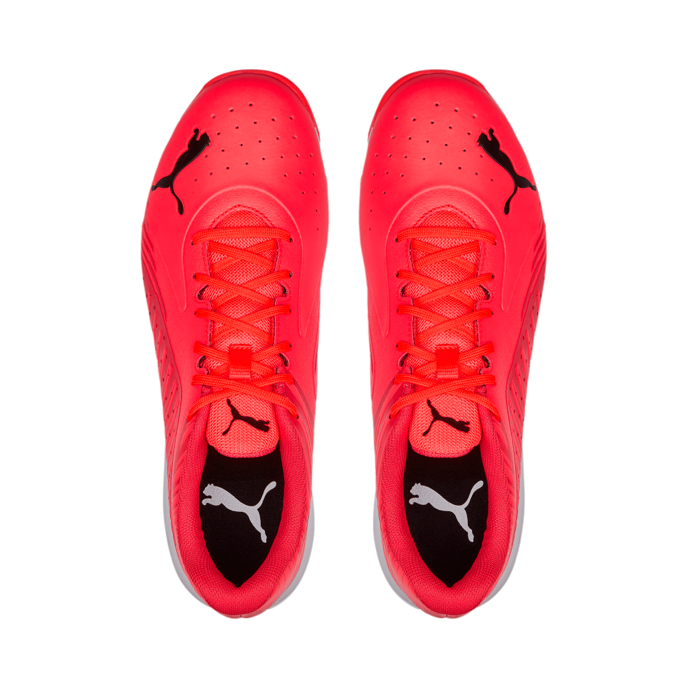 Puma 22 FH Rubber Unisex Cricket Shoes - Fiery Coral-Puma Black-Poppy Red Puma 22 FH Rubber Unisex Cricket Shoes - Fiery Coral-Puma Black-Poppy Red