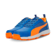 Puma High Run Cricket Shoes - Bluemazing-Orange Glow-PUMA White Puma High Run Cricket Shoes - Bluemazing-Orange Glow-PUMA White