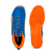 Puma High Run Cricket Shoes - Bluemazing-Orange Glow-PUMA White Puma High Run Cricket Shoes - Bluemazing-Orange Glow-PUMA White