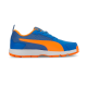 Puma High Run Cricket Shoes - Bluemazing-Orange Glow-PUMA White Puma High Run Cricket Shoes - Bluemazing-Orange Glow-PUMA White