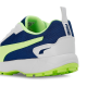 Puma High Run Cricket Shoes - PUMA White-Blazing Blue-Fast Yellow Puma High Run Cricket Shoes - PUMA White-Blazing Blue-Fast Yellow