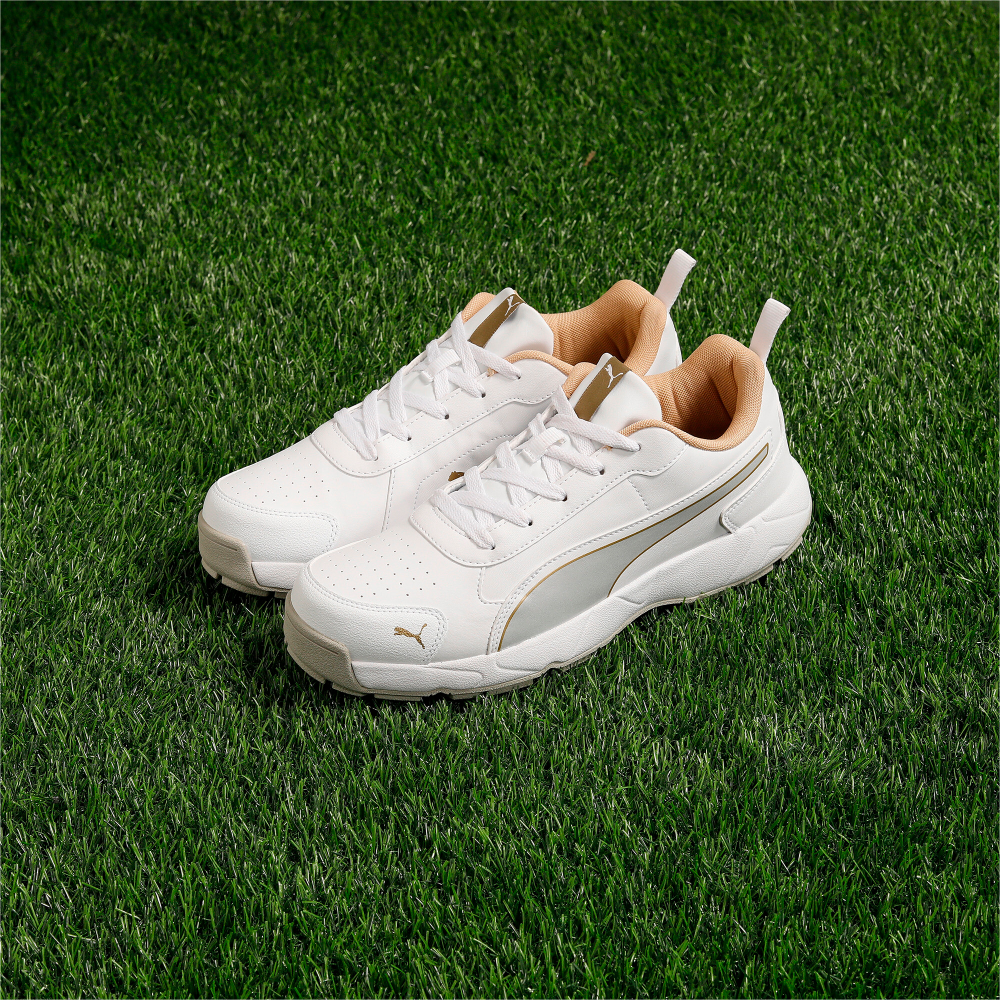 Puma Classic Cat Cricket Shoes - Metallic Gold-PUMA Silver-PUMA White-Puma Team Gold Puma Classic Cat Cricket Shoes - Metallic Gold-PUMA Silver-PUMA White-Puma Team Gold